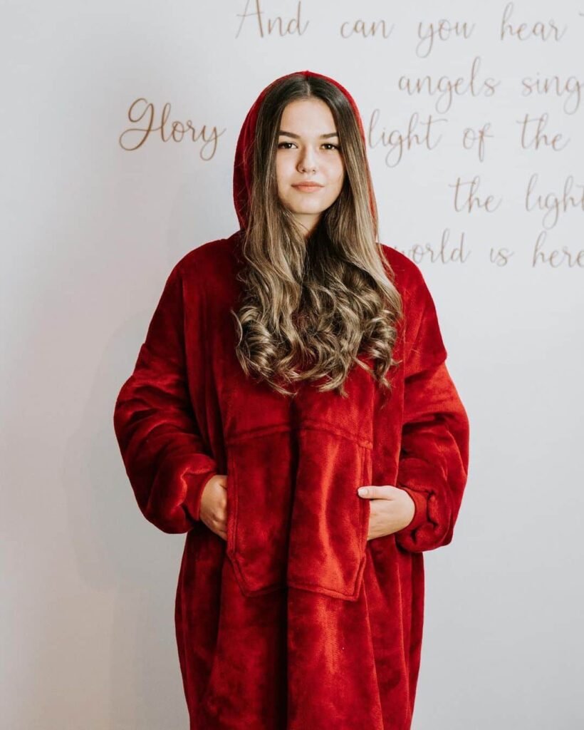 felpa coperta regalo