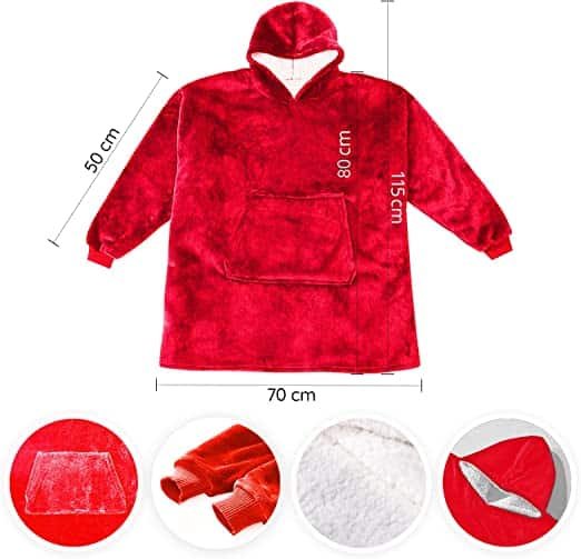 felpa coperta donna misura