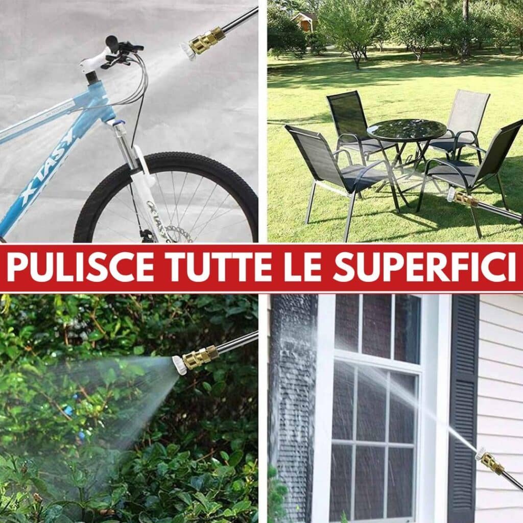 pulisce tutte le superfici