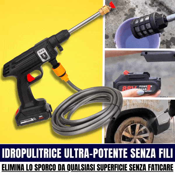idropulitrice batteria